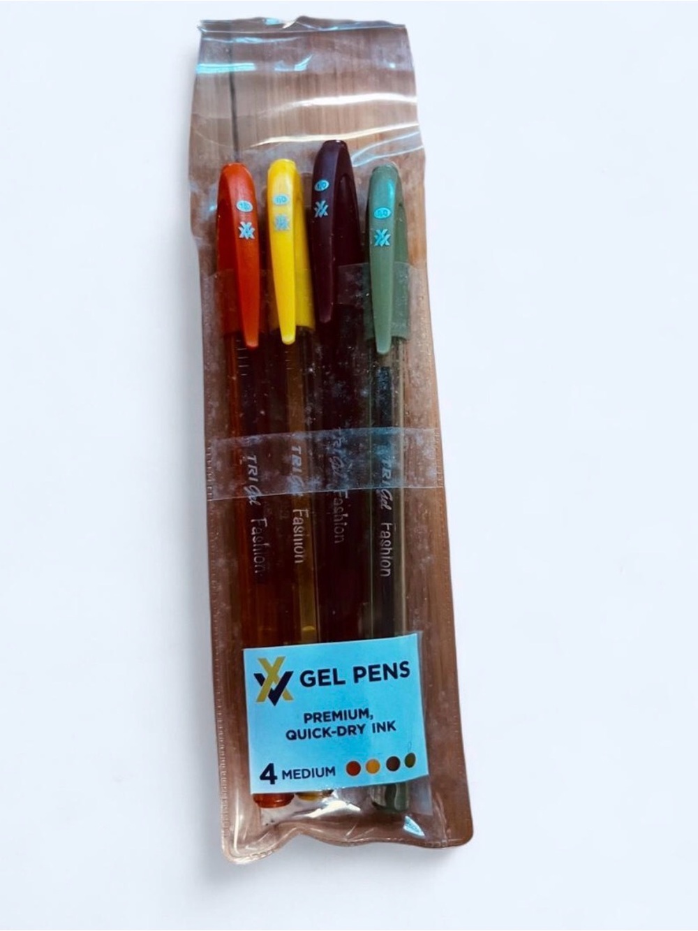 2 Gel Pens 4-Pack - Premium Quick-Dry Ink